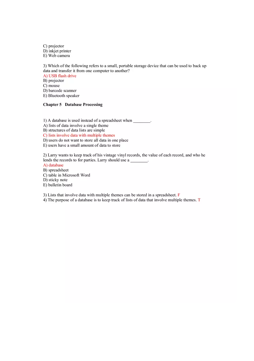 Using MIS Answer Key Part 1 - Page 3