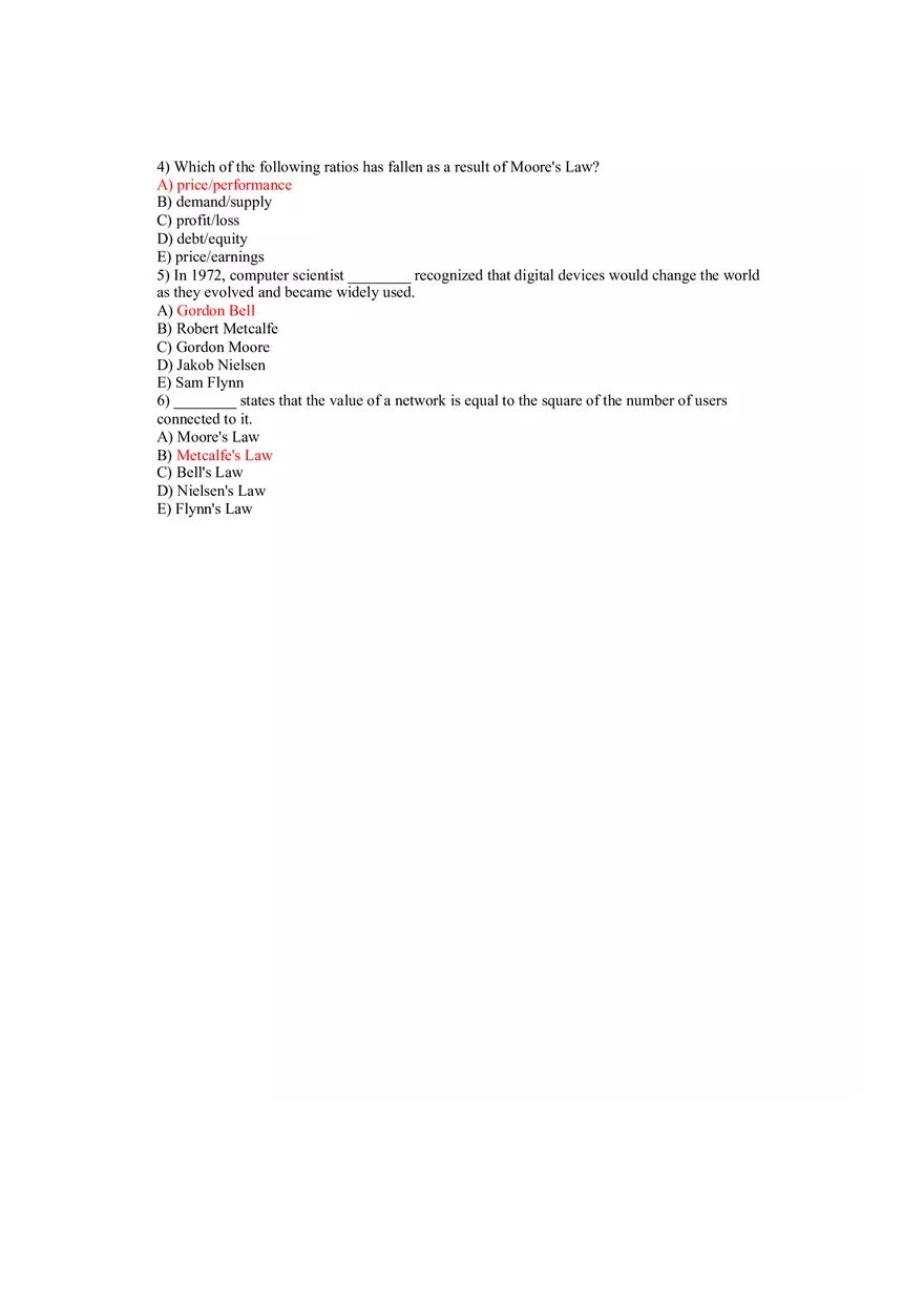 Using MIS Answer Key Part 1 - Page 4