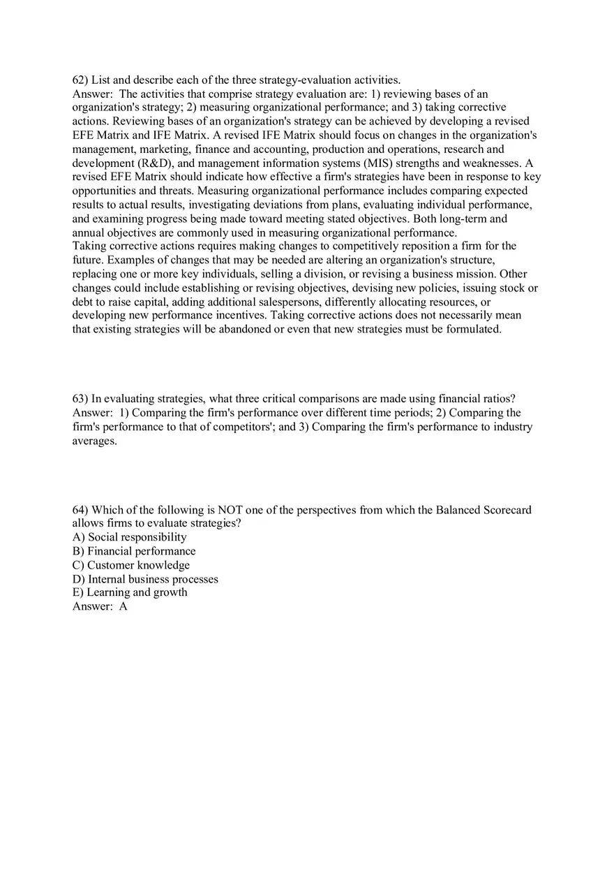 Strategy Evaluation and Governance Part 2 - Page 1