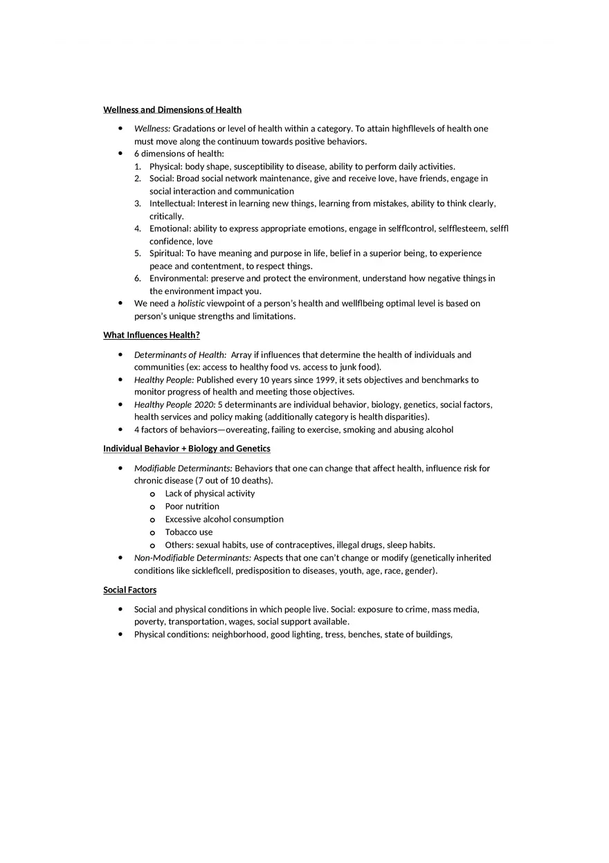 Summary Health the Basics - Page 2