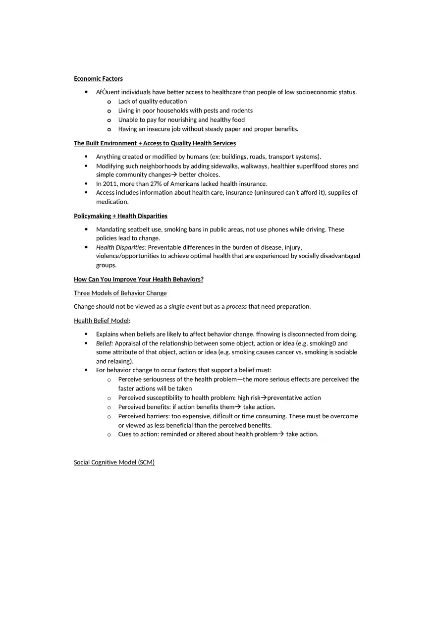 Summary Health the Basics - Page 3