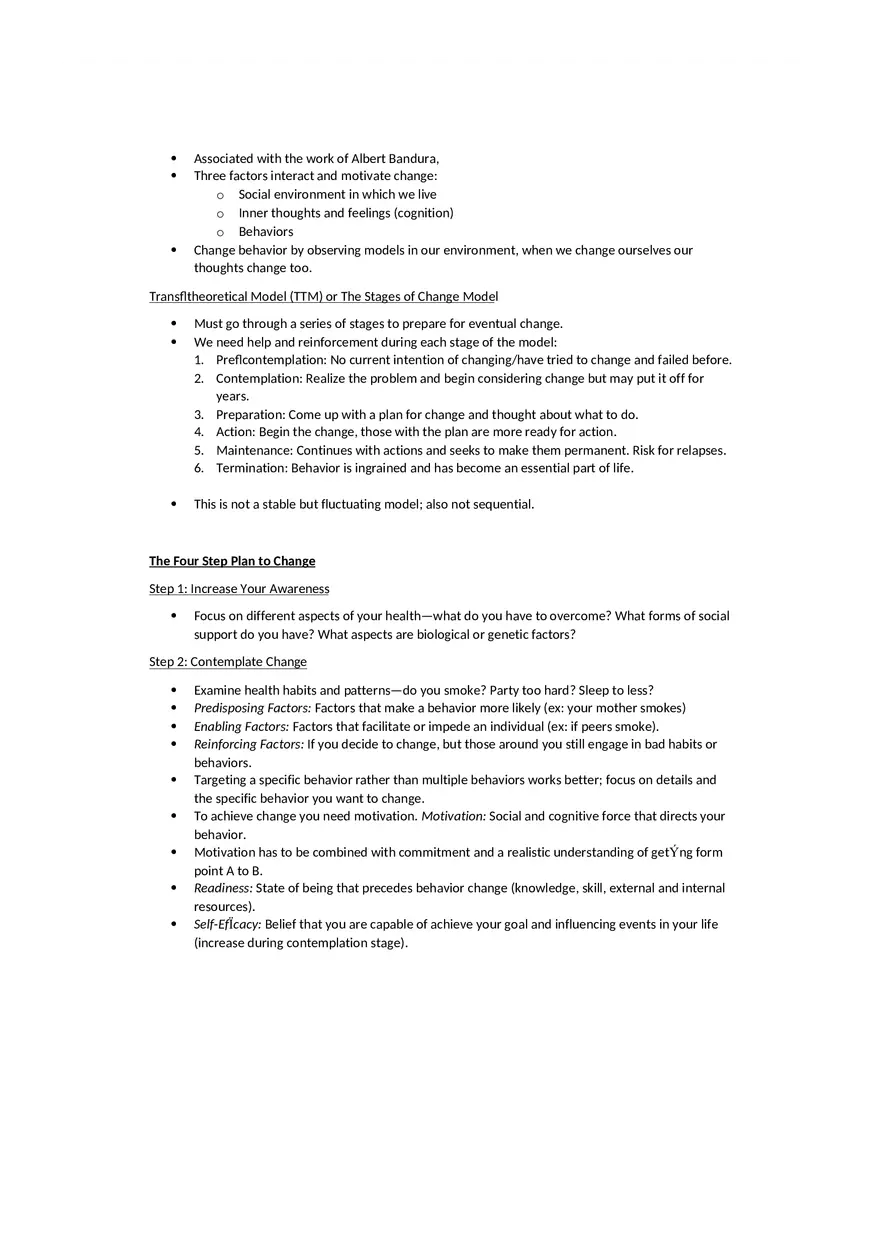 Summary Health the Basics - Page 4