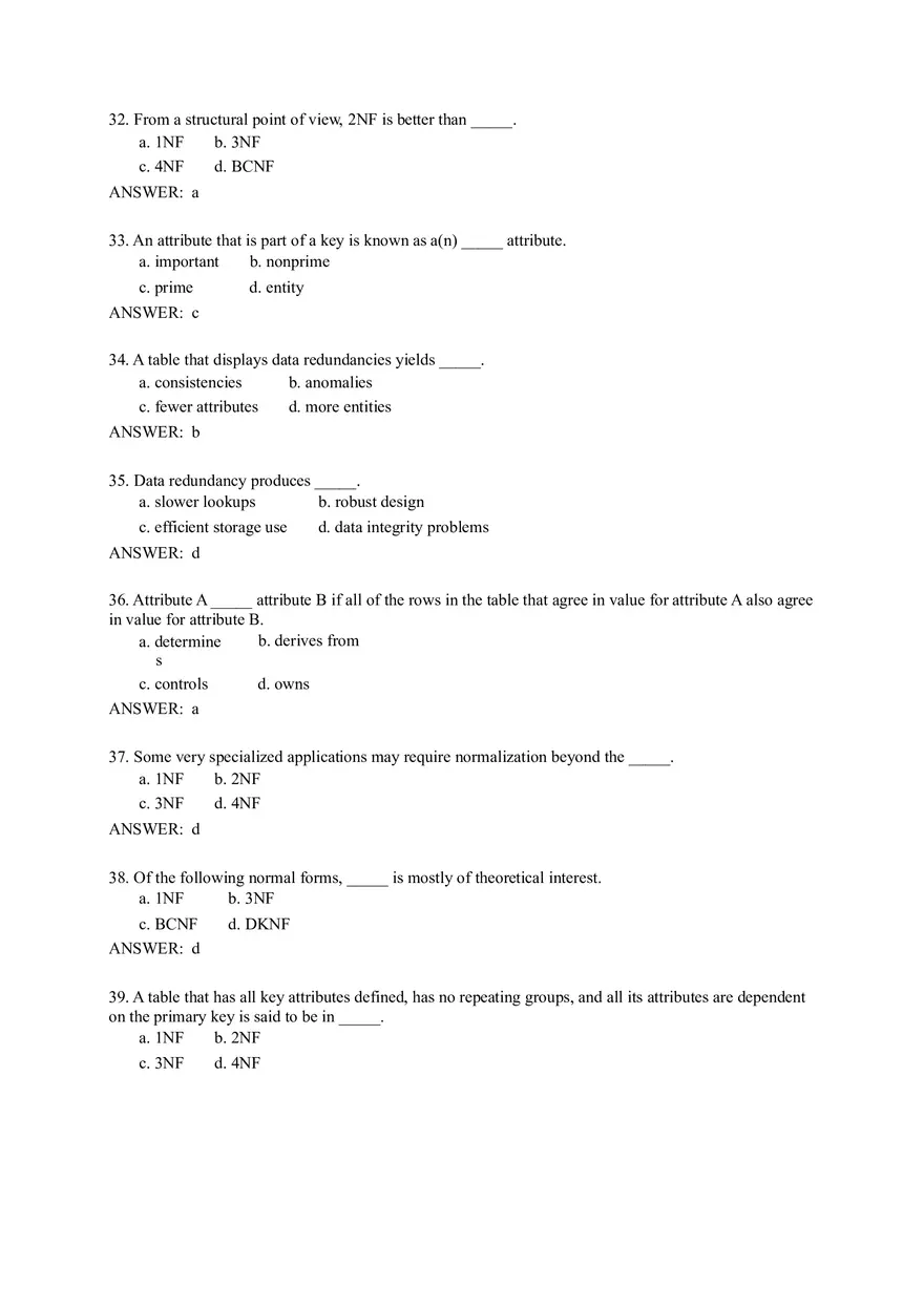 Quiz Question Bank Software Engineering Part 1 - Page 8