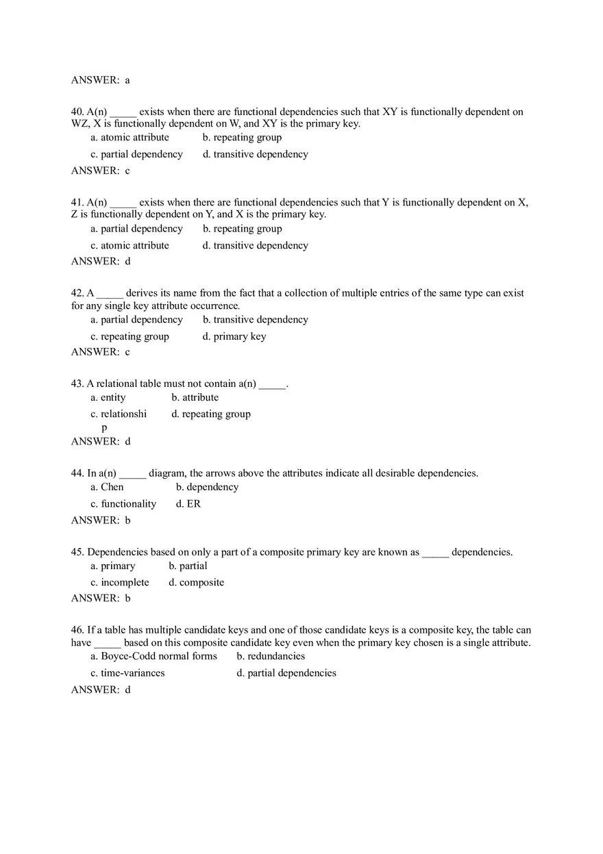 Quiz Question Bank Software Engineering Part 1 - Page 9
