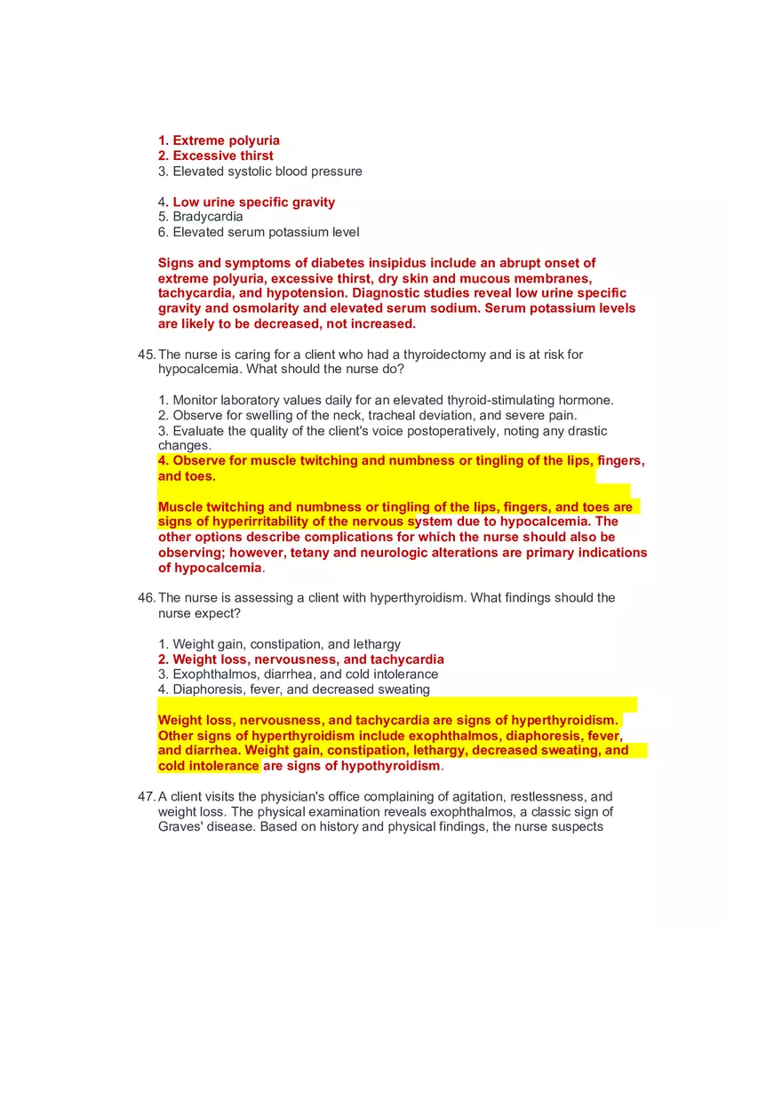 Community Health Nursing Test 3 Answer Key 2 - Page 9