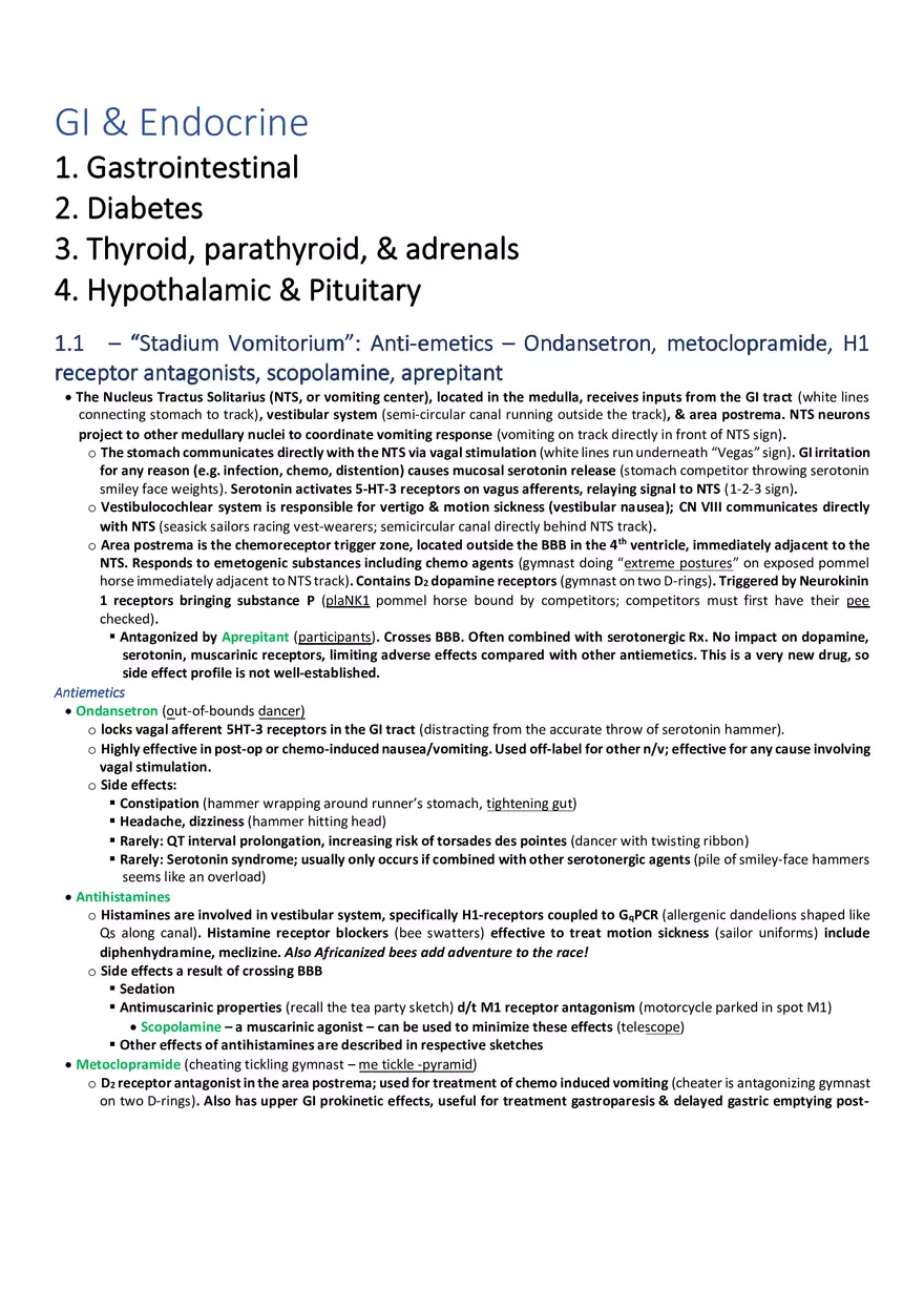 GI and Endocrine - Page 1