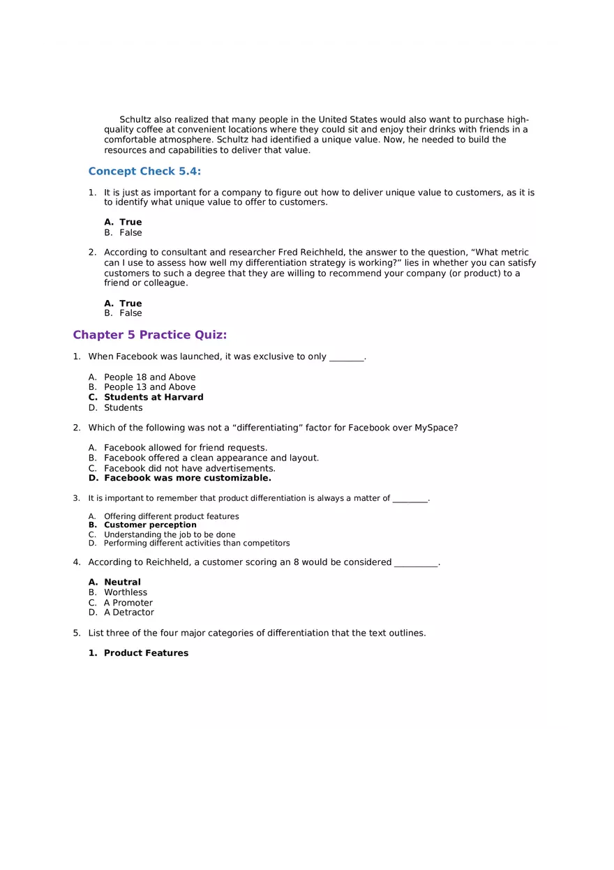 Differentiation Advantage Answer Key 1 - Page 6