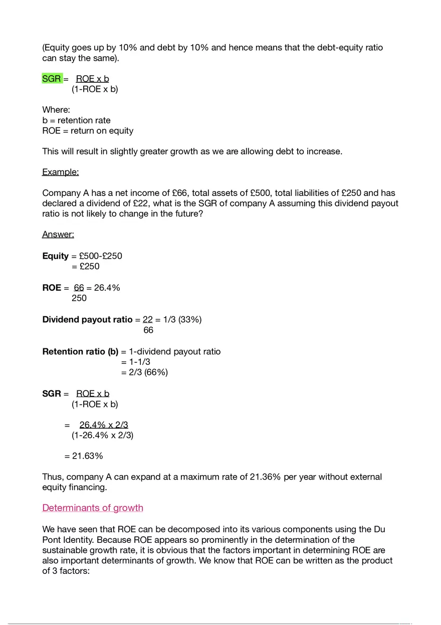 Business Finance Lecture 3 - Page 7