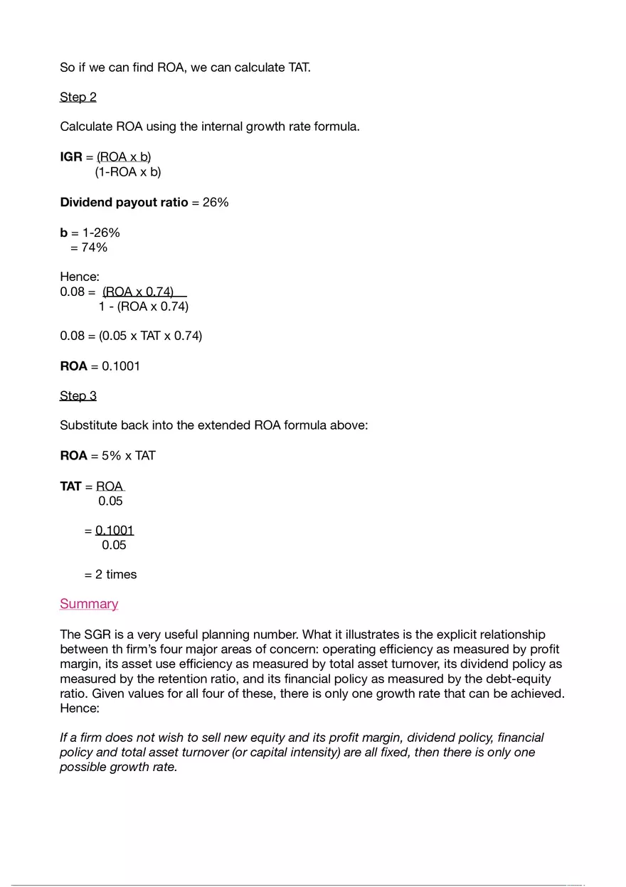 Business Finance Lecture 3 - Page 9