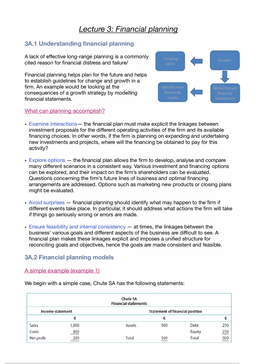 Business Finance Lecture 3 - Page 1