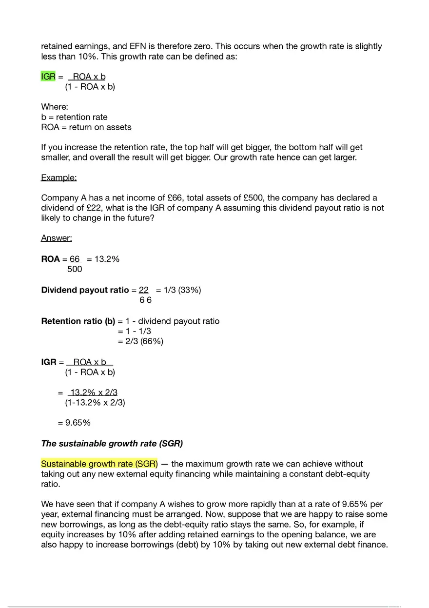 Business Finance Lecture 3 - Page 6