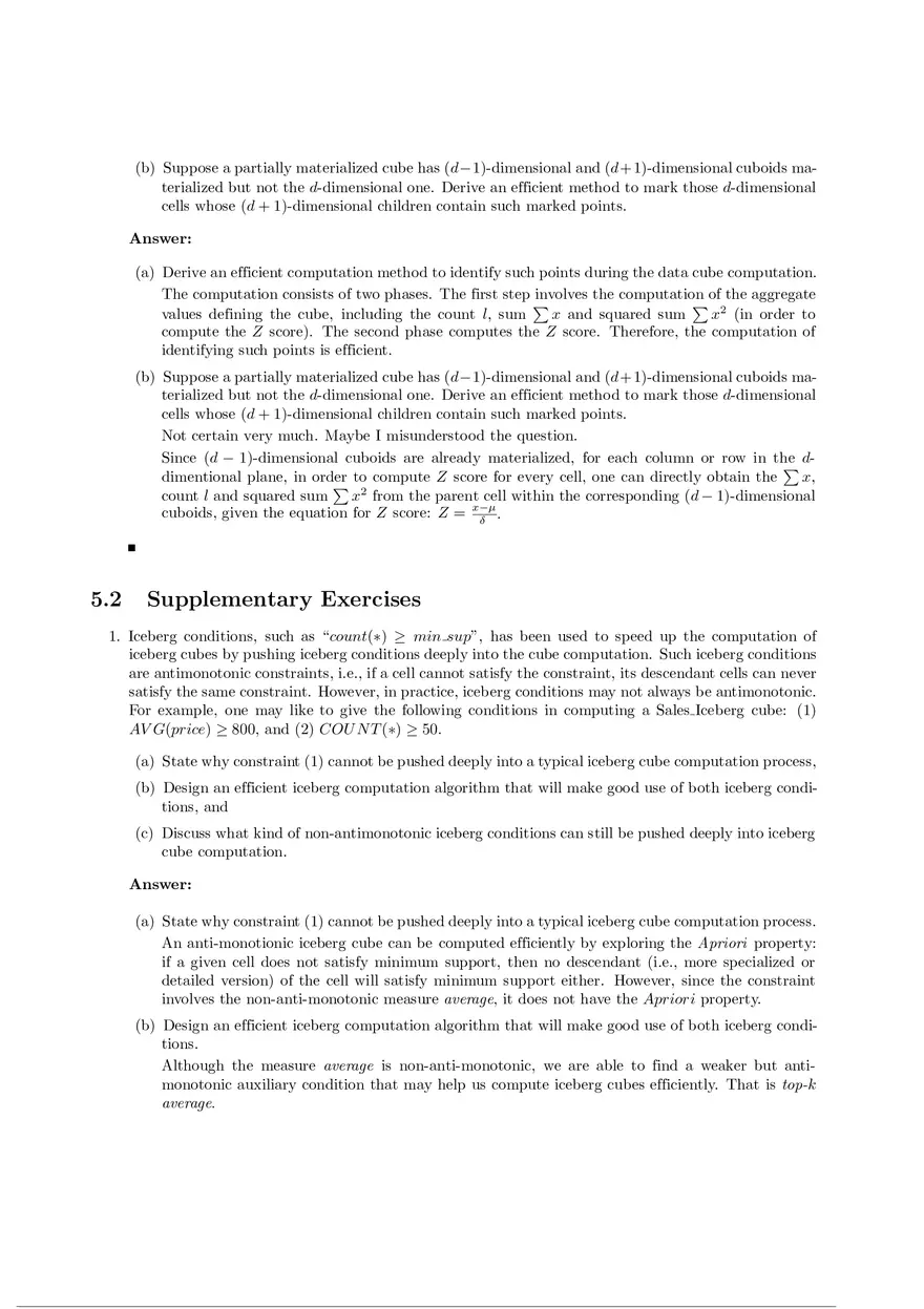 Solution Manual for Data Mining Chapter 5 - Page 11