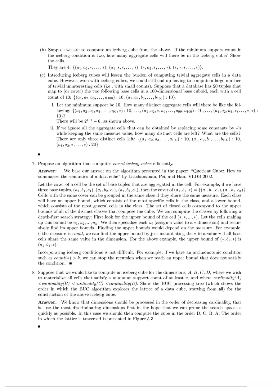 Solution Manual for Data Mining Chapter 5 - Page 17
