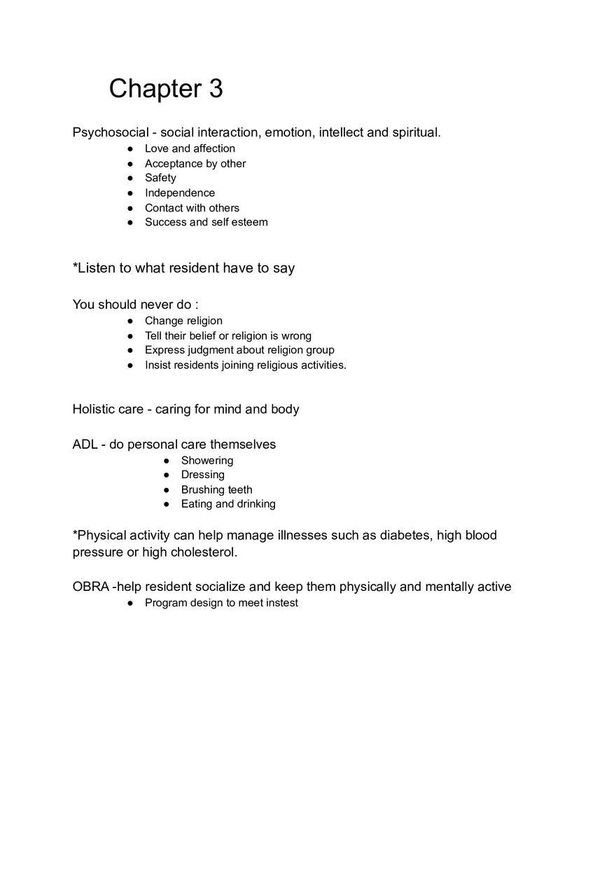 Chapter 3 - Psychosocial Guide - Page 1