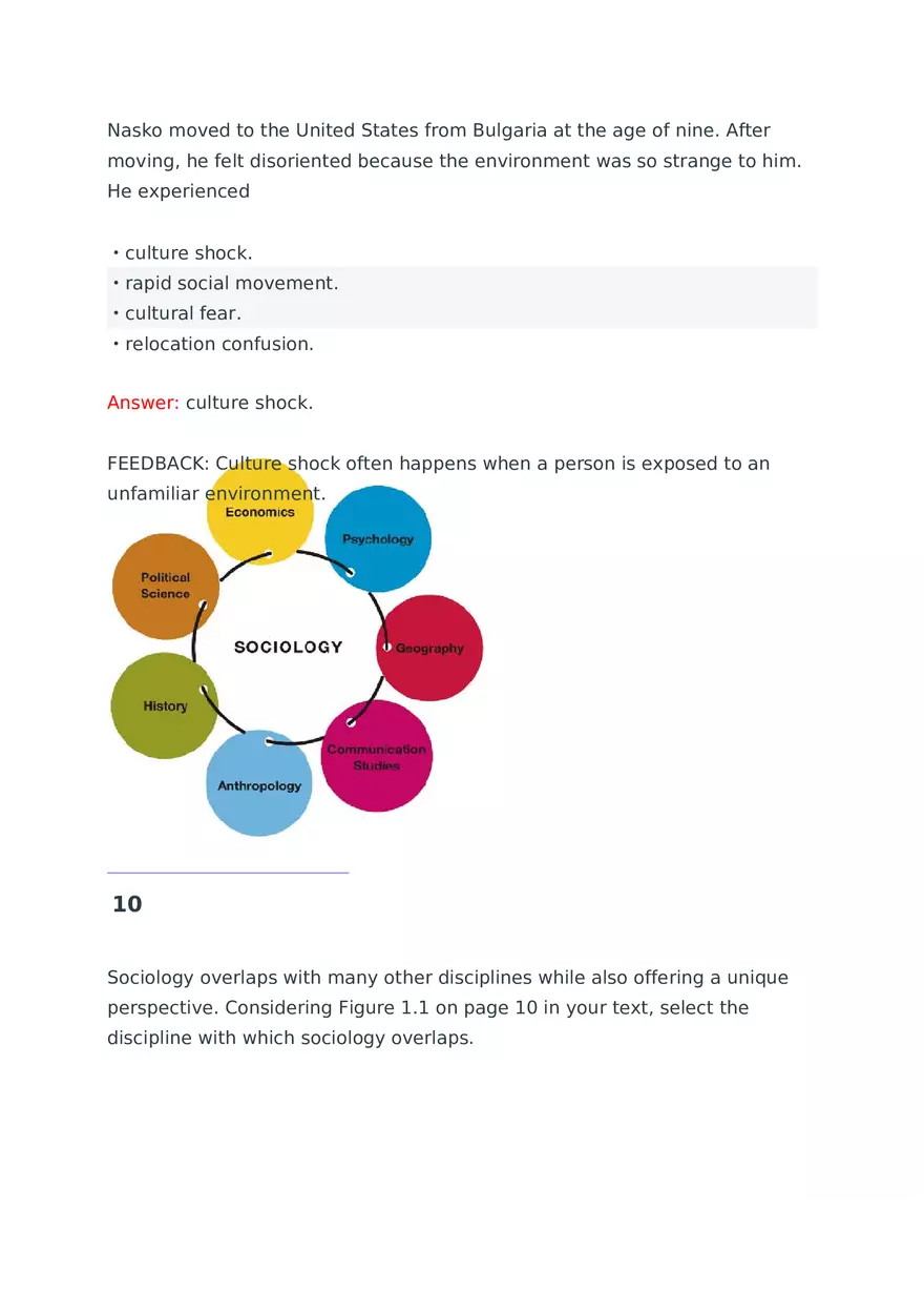 Émile Durkheim and Mechanical Solidarity Quiz - Page 11
