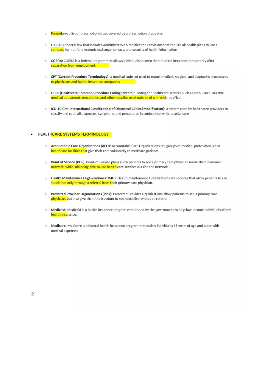 Medical Assistant Notes Lateral - Page 2