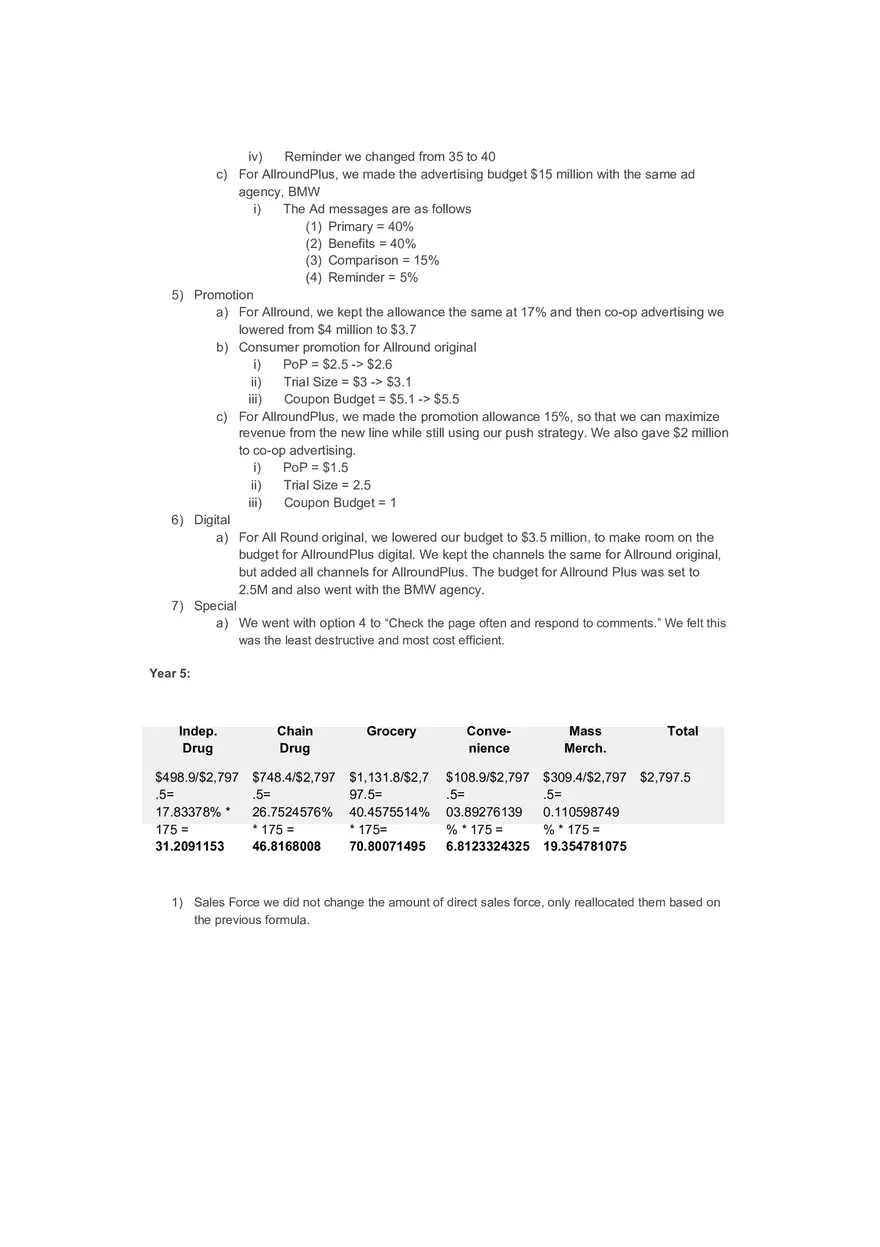Pharma Sim - Decision Summary Rationale - Page 9