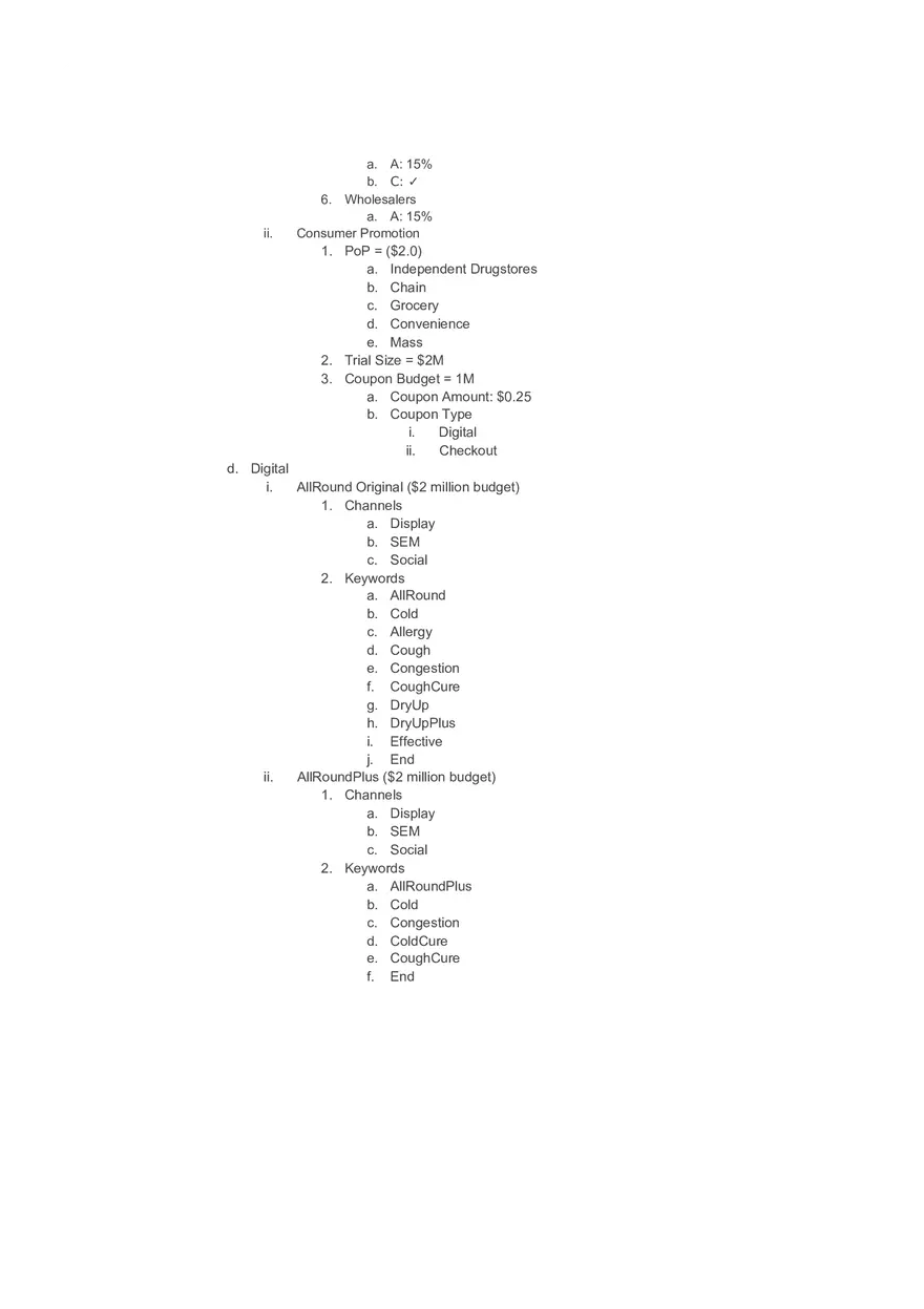 Pharma Sim - Decision Summary Rationale - Page 5