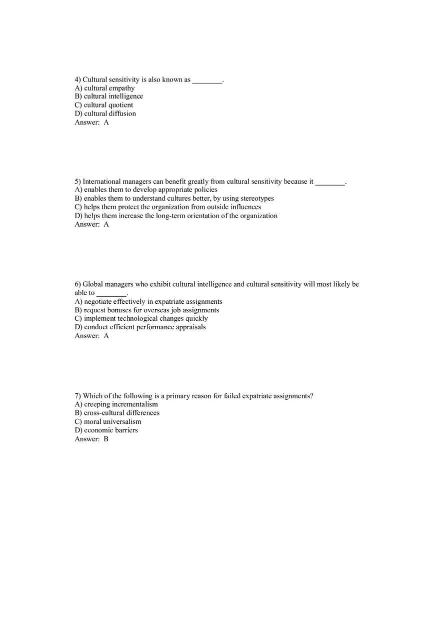 Understanding the Role of Culture Answer Key Part 1 - Page 2