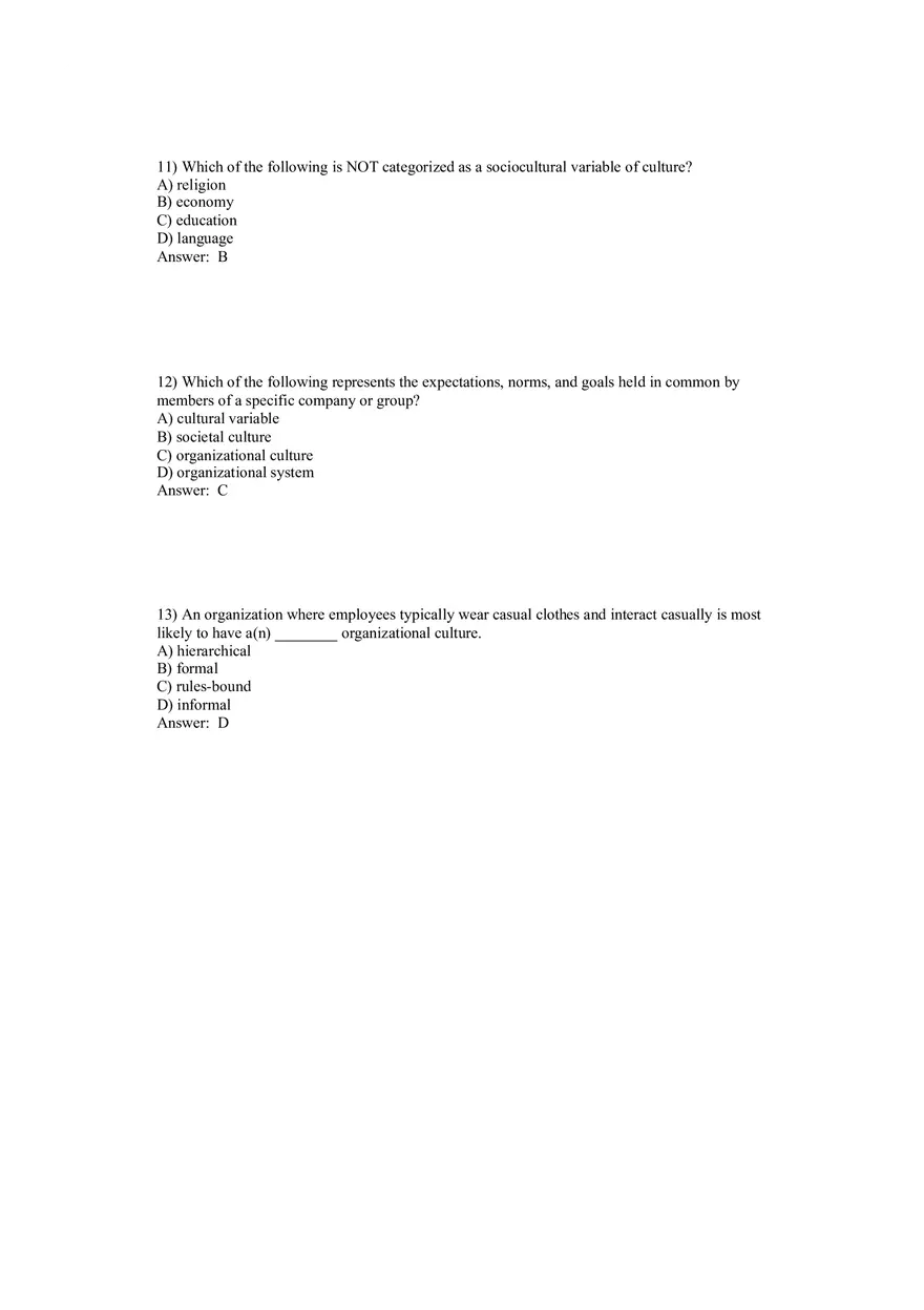 Understanding the Role of Culture Answer Key Part 1 - Page 4