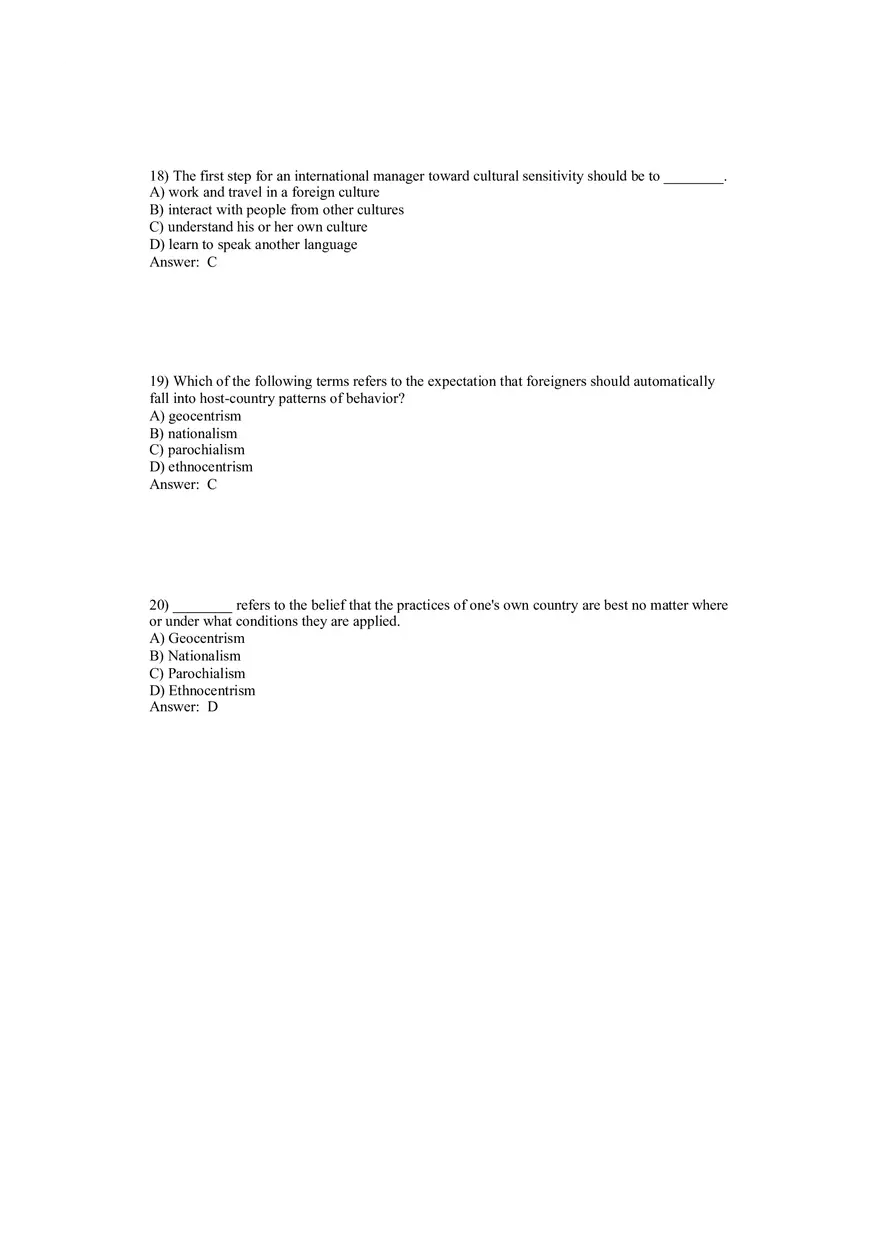 Understanding the Role of Culture Answer Key Part 1 - Page 6