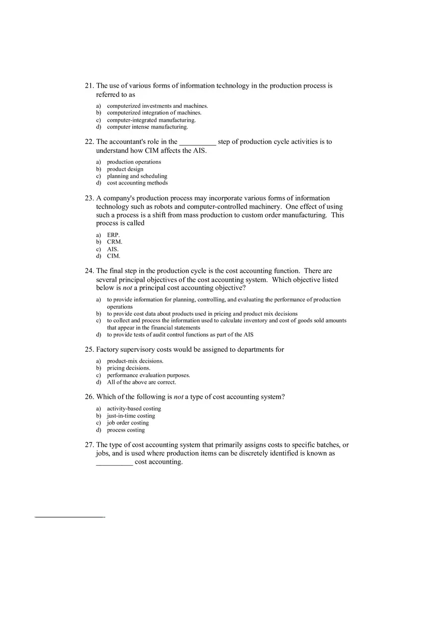 Accounting Information System Answer Key Chapter 12 - Page 11