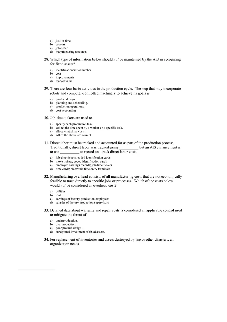 Accounting Information System Answer Key Chapter 12 - Page 12