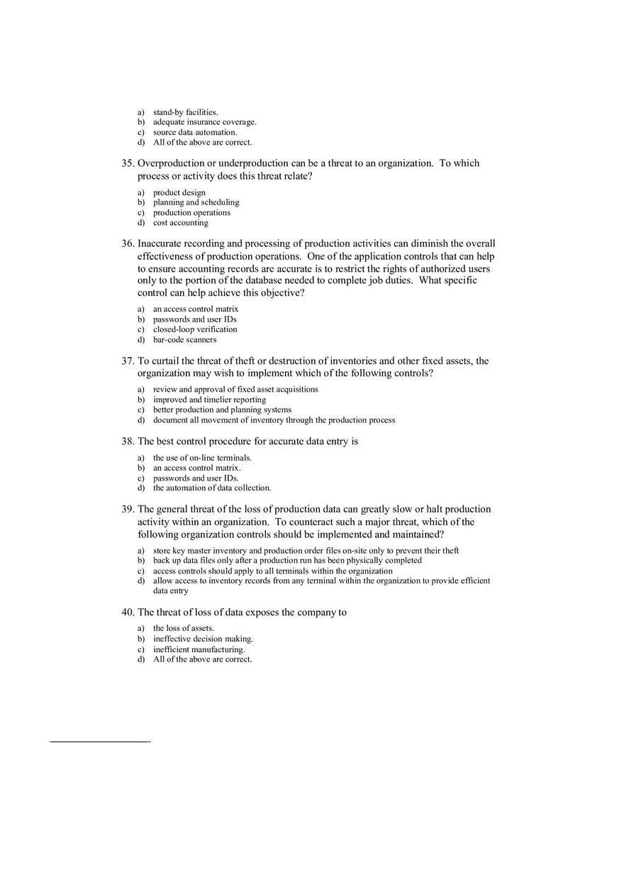 Accounting Information System Answer Key Chapter 12 - Page 13