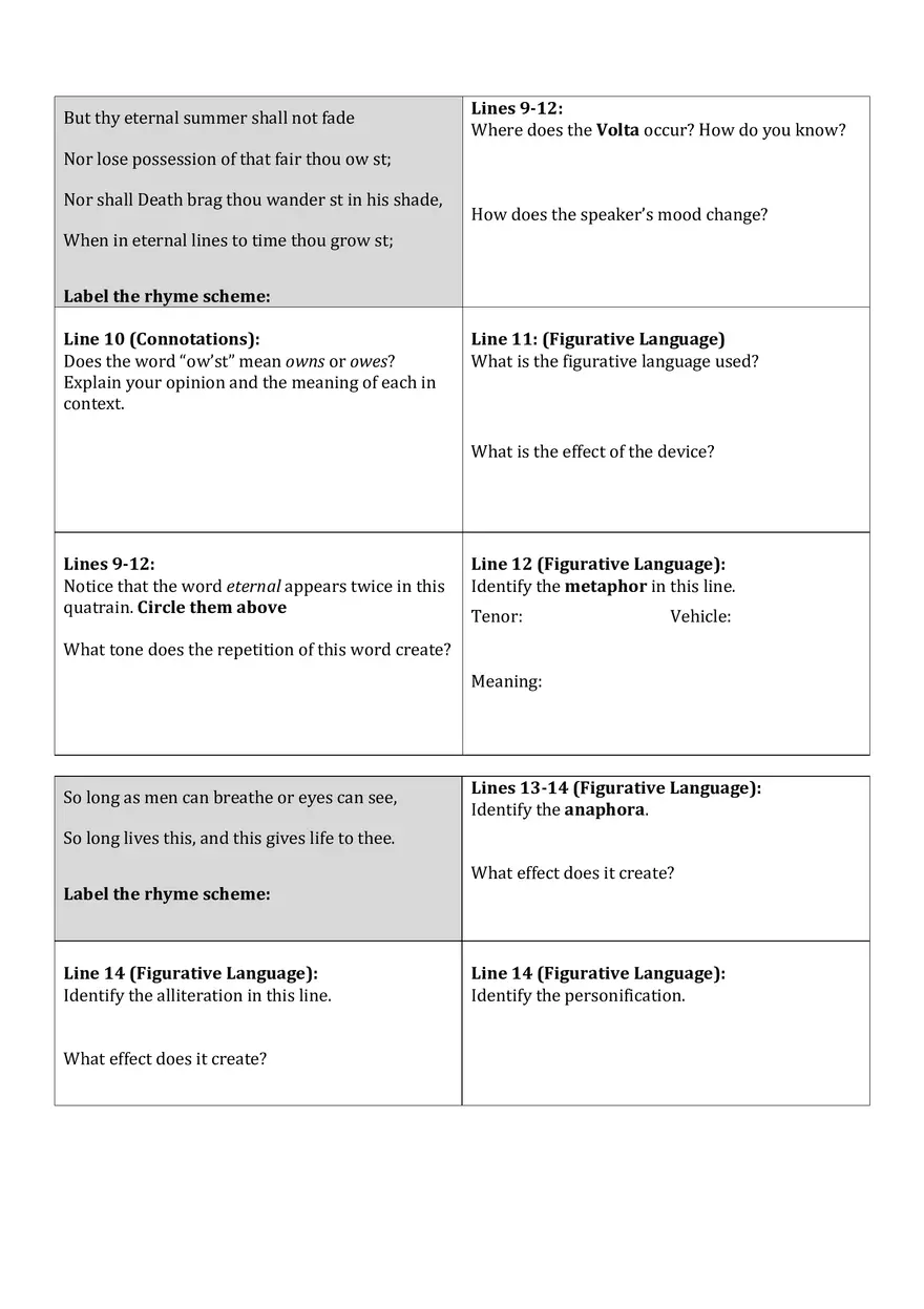 Sonnet 18 by Shakespeare - Page 4