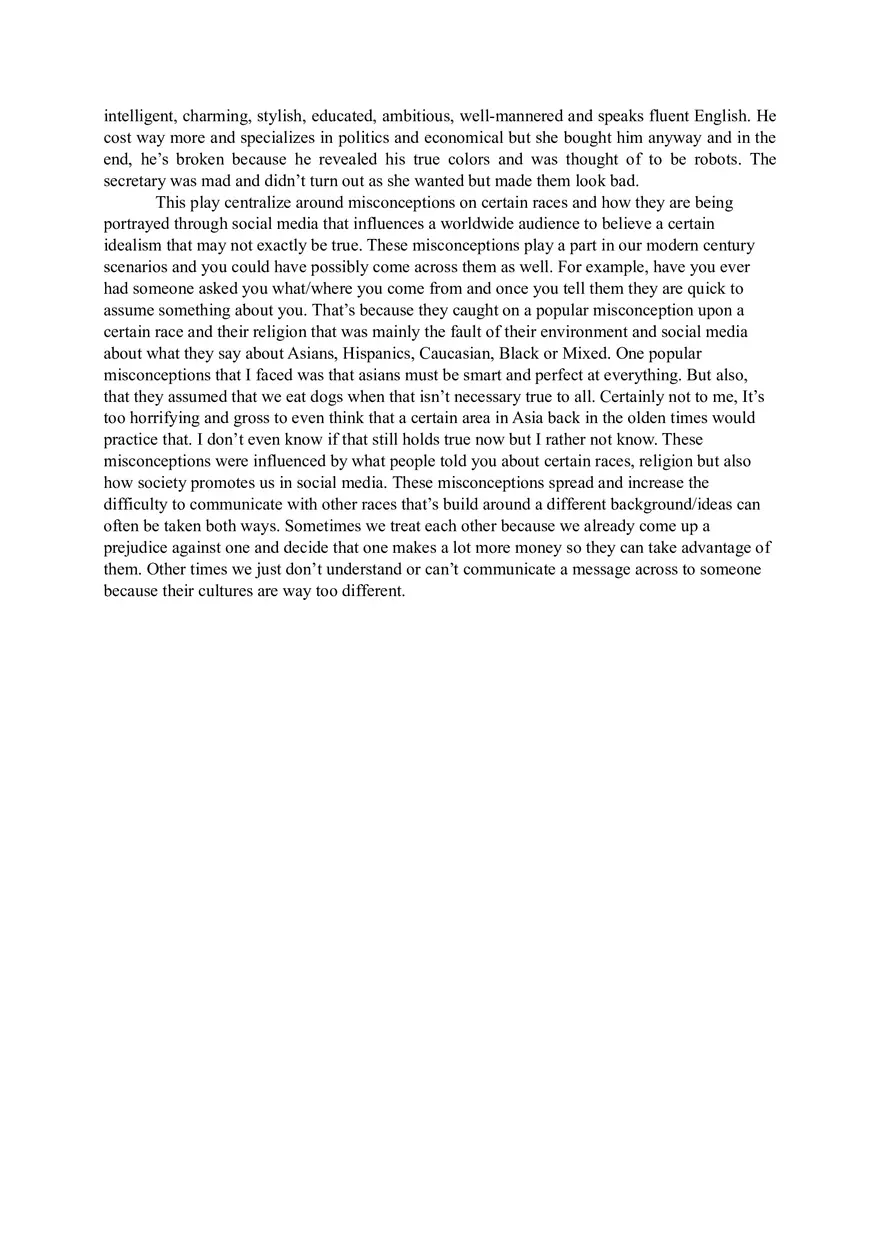 Summary of Los Vendidos - Page 2