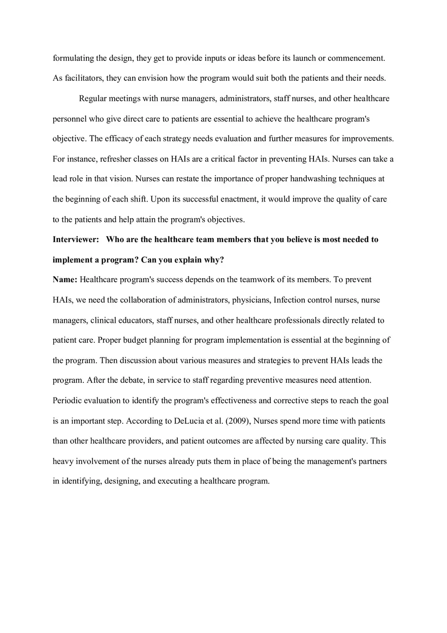 Advocating for the Nursing Role in Program Design and Implementation - Page 5