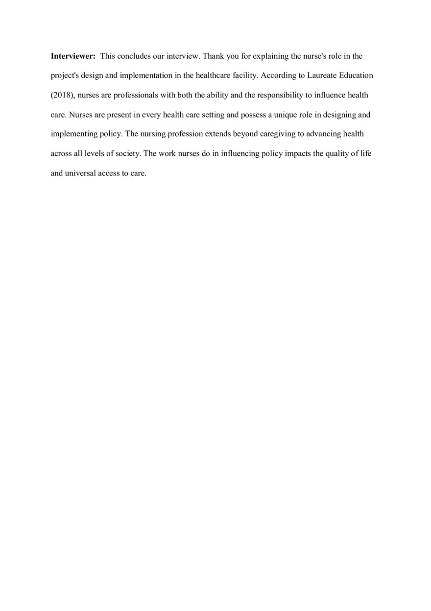 Advocating for the Nursing Role in Program Design and Implementation - Page 6