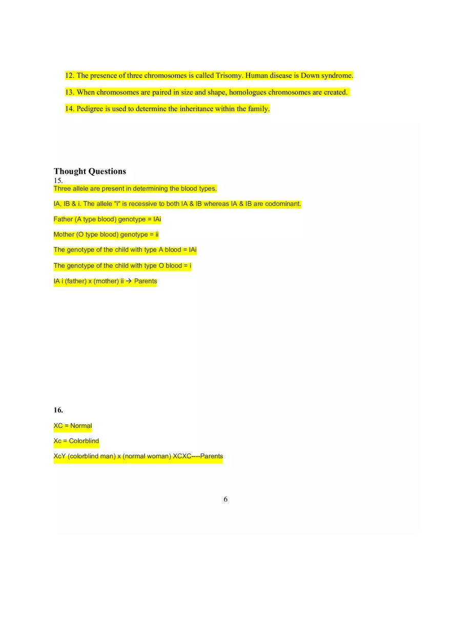 Lab On X-Linked Genetics - Page 6