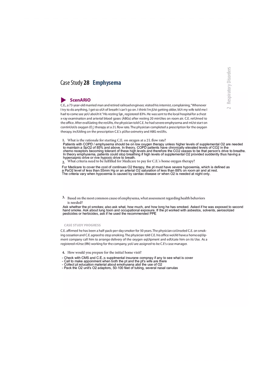 Case Study 28 Emphysema - Page 1