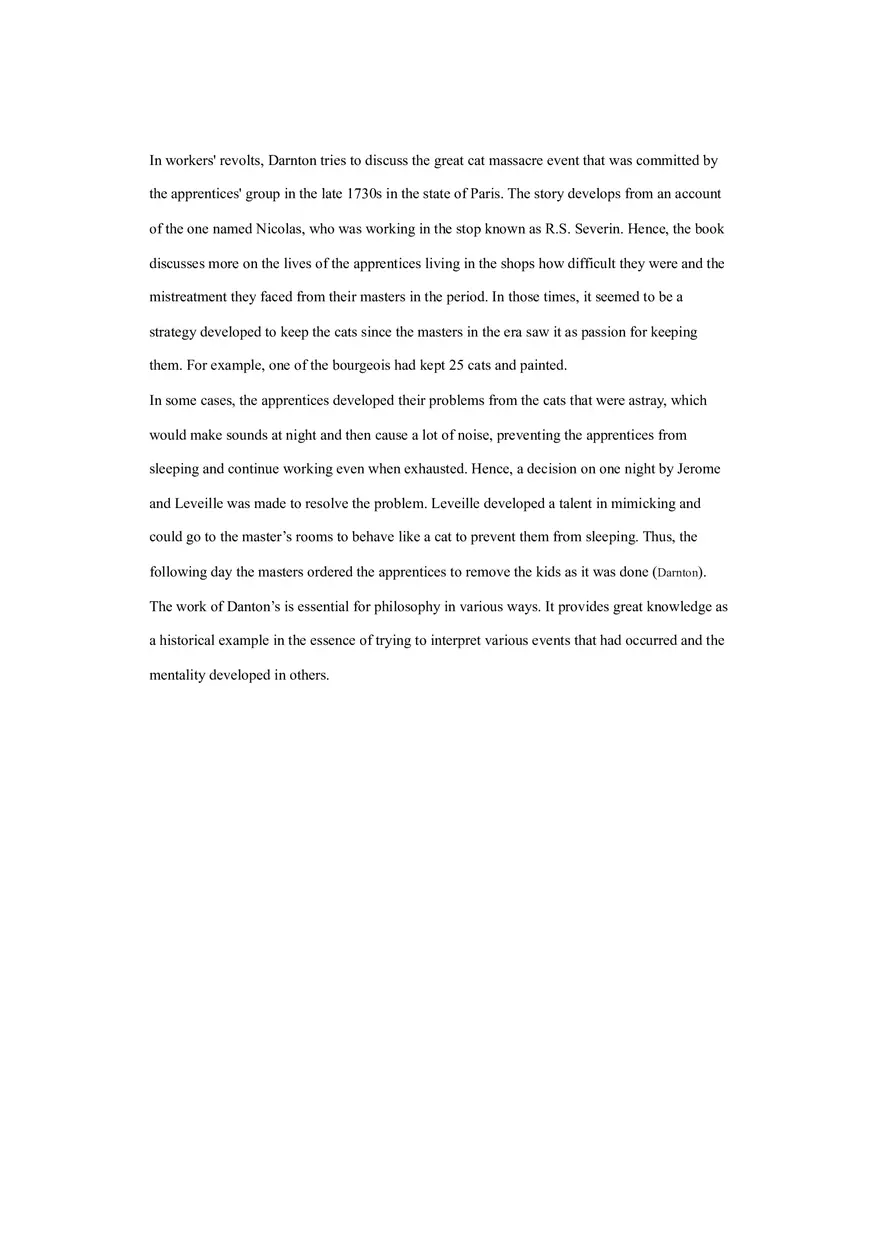 History on The Great Cat Massacre - Page 3