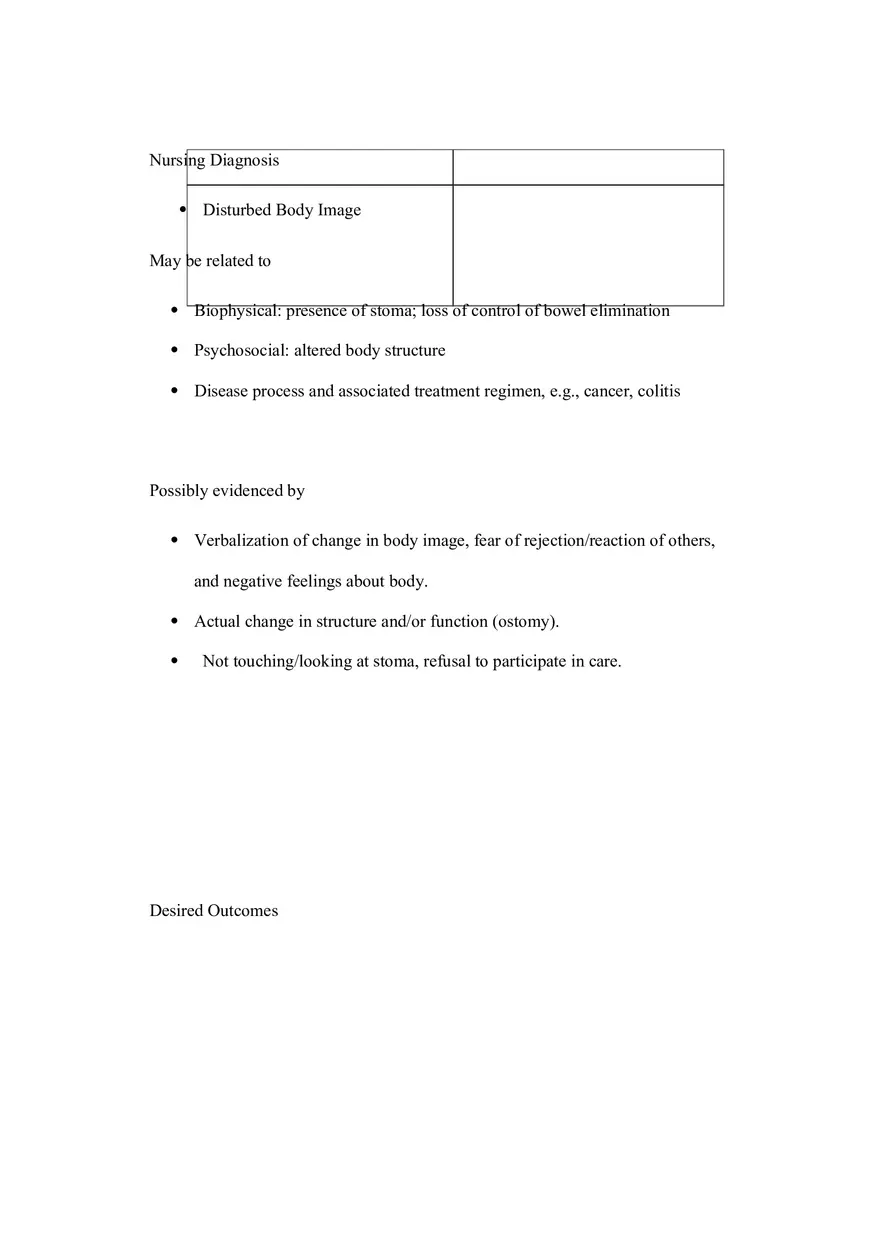 Care Plan On Ileostomy and Colostomy - Page 8