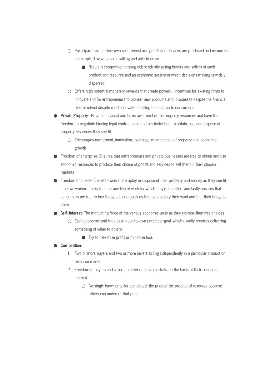 Microeconomics Final Exam Review Sheet Part 1 - Page 7