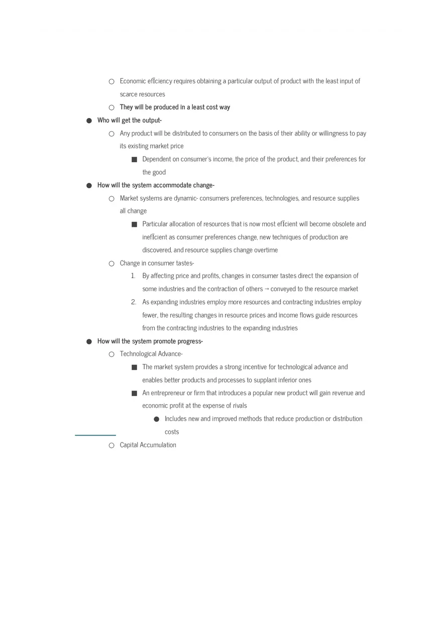 Microeconomics Final Exam Review Sheet Part 1 - Page 10