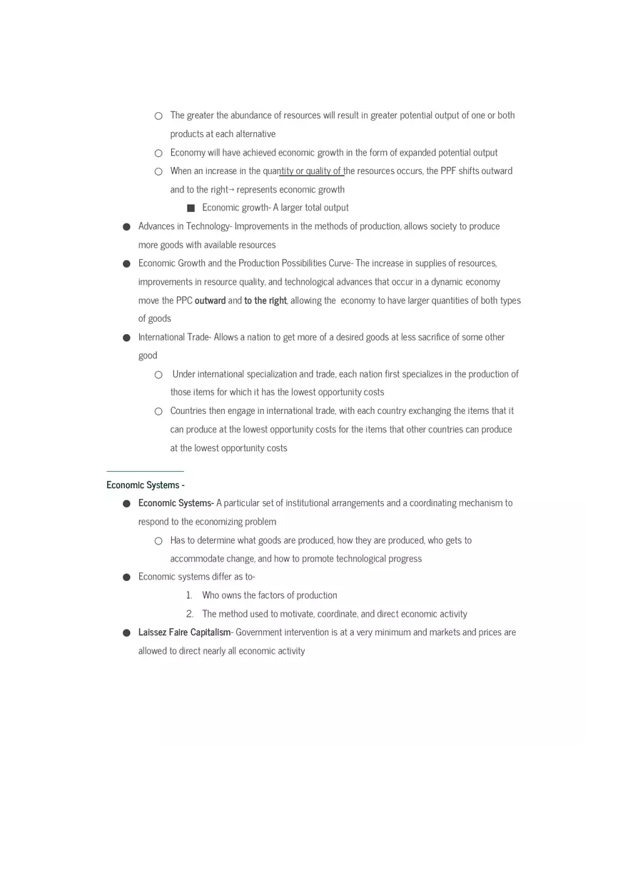 Microeconomics Final Exam Review Sheet Part 1 - Page 5