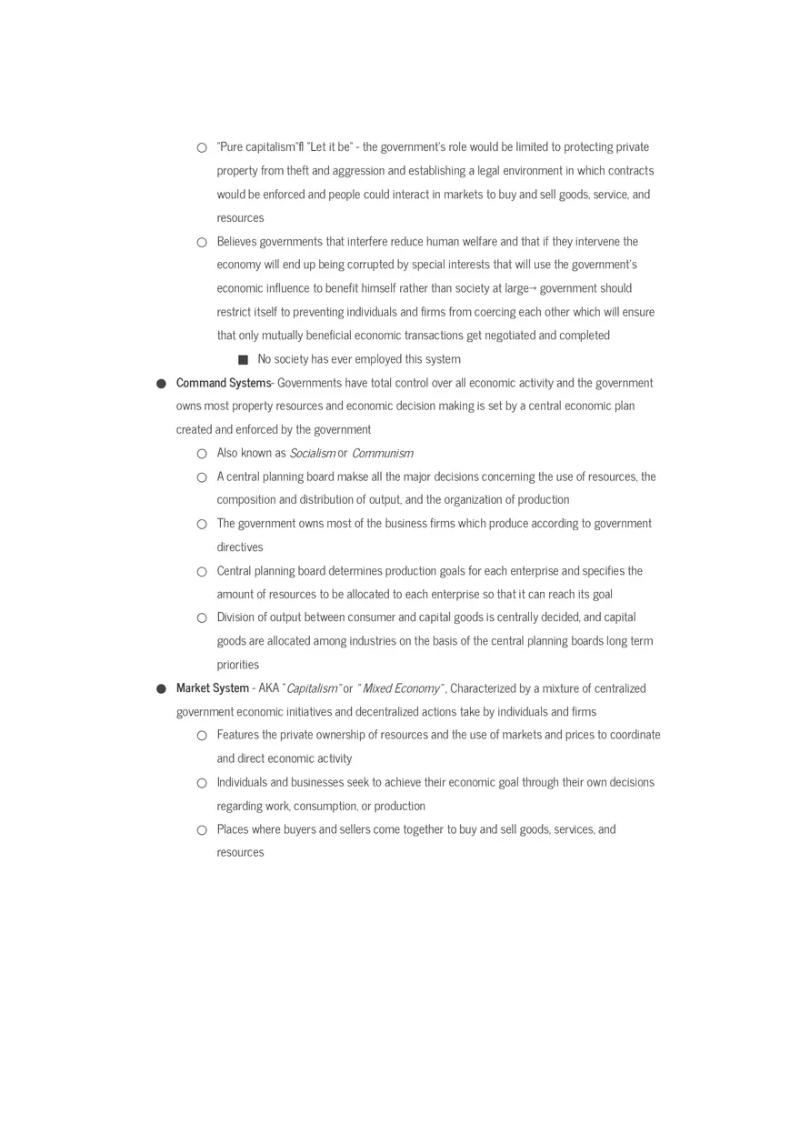 Microeconomics Final Exam Review Sheet Part 1 - Page 6