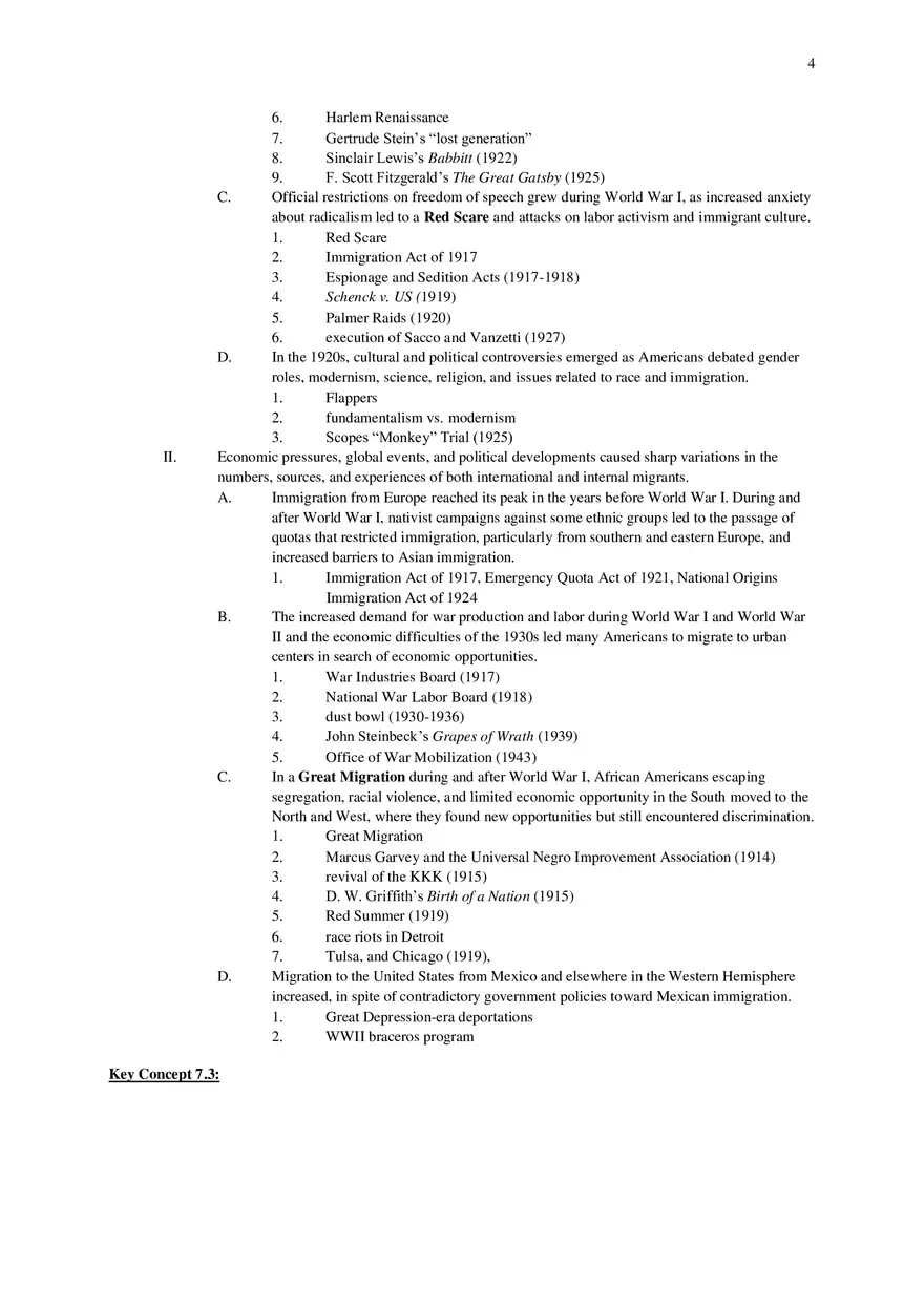 Apush (27-35) (1890-1945) (Frameworks) - Page 4