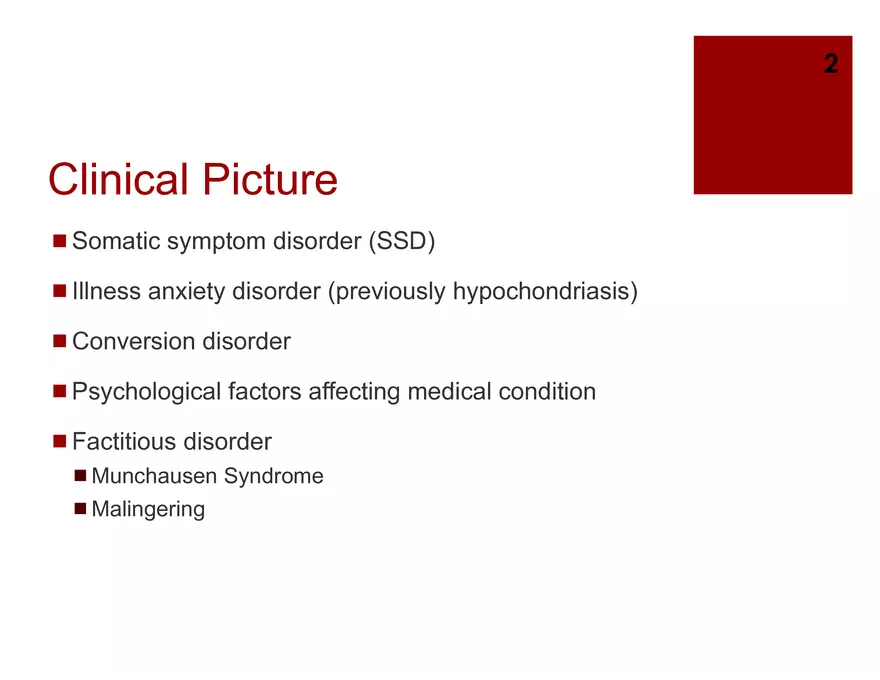Somatic Symptom Disorder Chapter 17 - Page 2