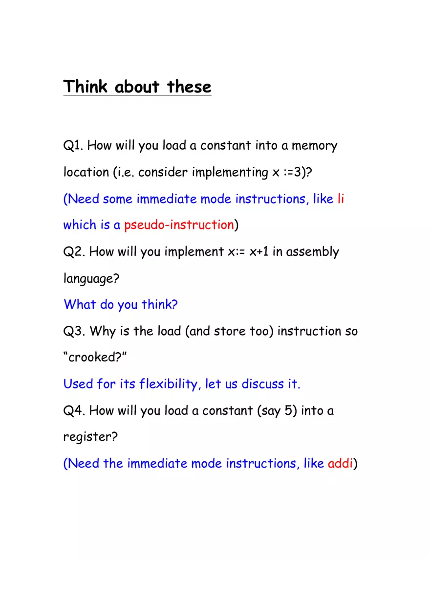 MIPS Registers - Assembly Instructions - Page 12