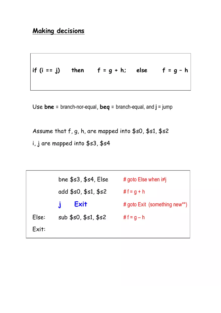 MIPS Registers - Assembly Instructions - Page 3