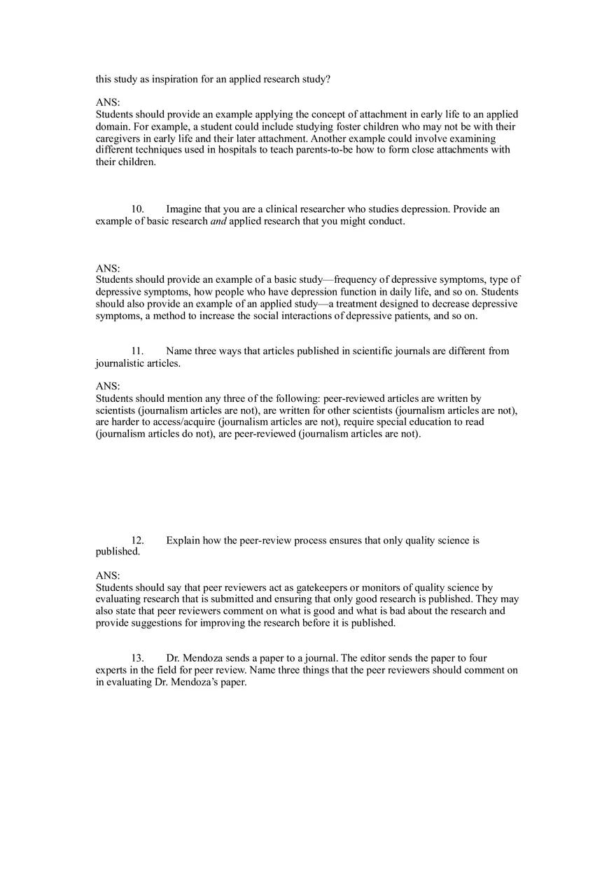 Psychology is a Way of Thinking Exam - Page 4