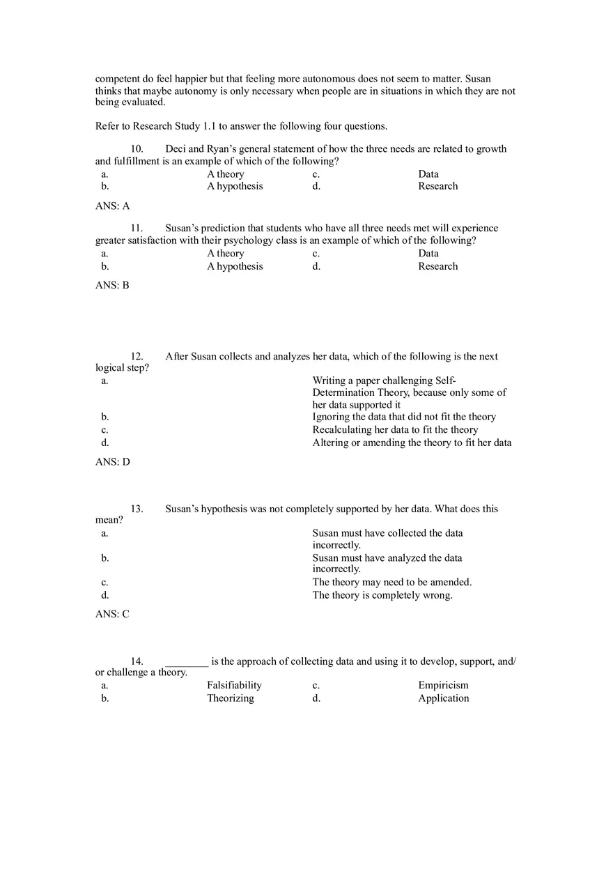 Psychology is a Way of Thinking Exam - Page 6