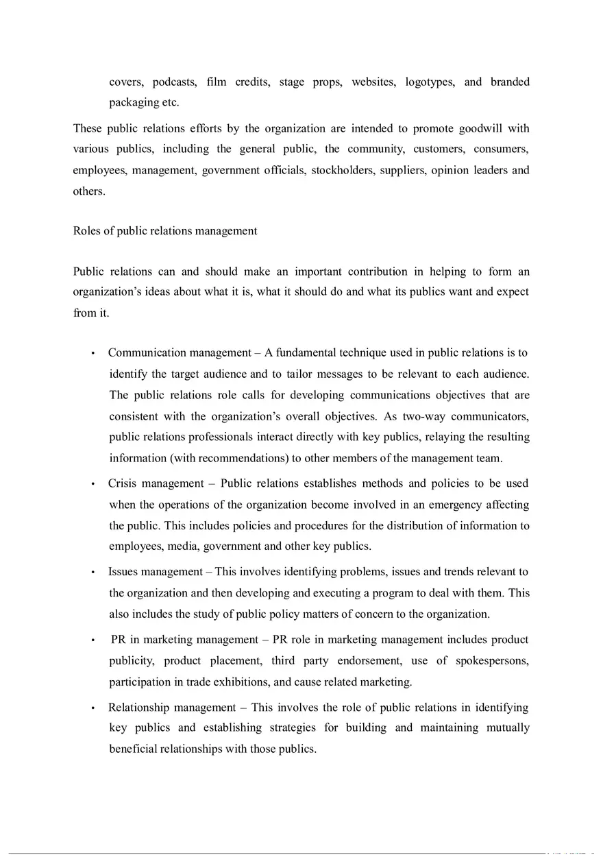 Unit 1 Public Relations Management Part 2 - Page 7