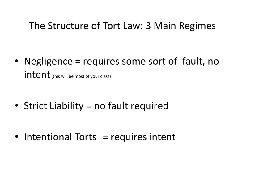 What is a Tort (Lecture) Part 1 - Page 10