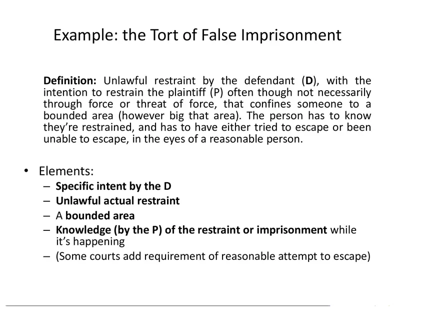 What is a Tort (Lecture) Part 1 - Page 3