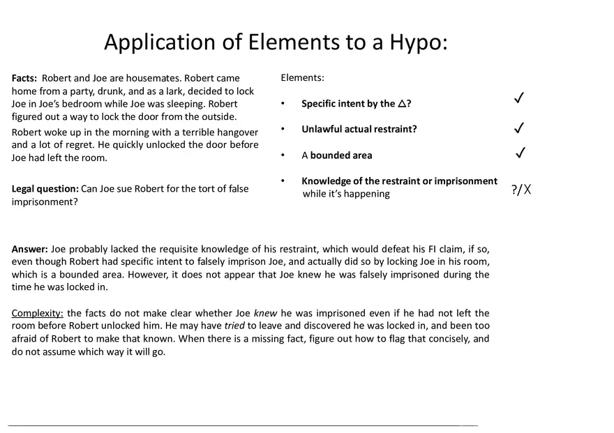 What is a Tort (Lecture) Part 1 - Page 4